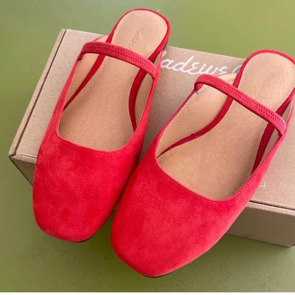 Madewell red flats sz 7